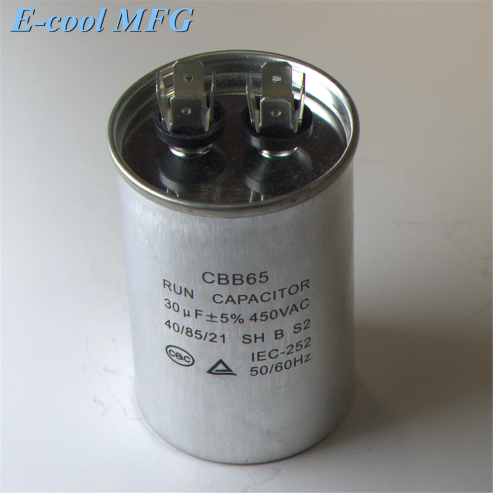 Air conditioner capacitor cbb65 for motor running capacitor