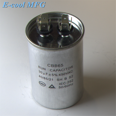 Aluminum capacitor and sh air-conditioner capacitor CBB65in good price