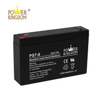 Power Kingdom rechargeable sla lead acid battery 6v 7ah