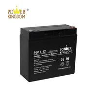 enough capacity rechargeable 12v 17ah 20hr battery
