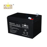 12 months warranty free replacement PS14-12 12v 14ah ups battery from Power Kingdom