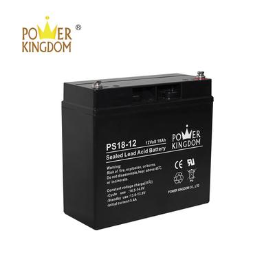 Power Kingdom bateria 12v 18ah with super lead raw materials