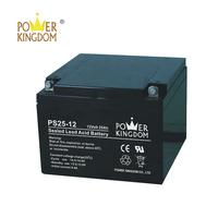 Power Kingdom super quality long life sealed lead acid battery 12v 25ah free sample