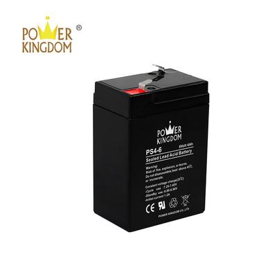 best pricing sealed rechargeable lead acid SLA battery 6v 4ah 4.5AH 5AH for UPS security alarm system