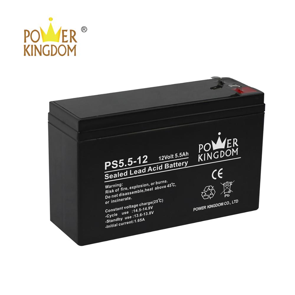 hot selling battery 12v 5.5ah battery for security use
