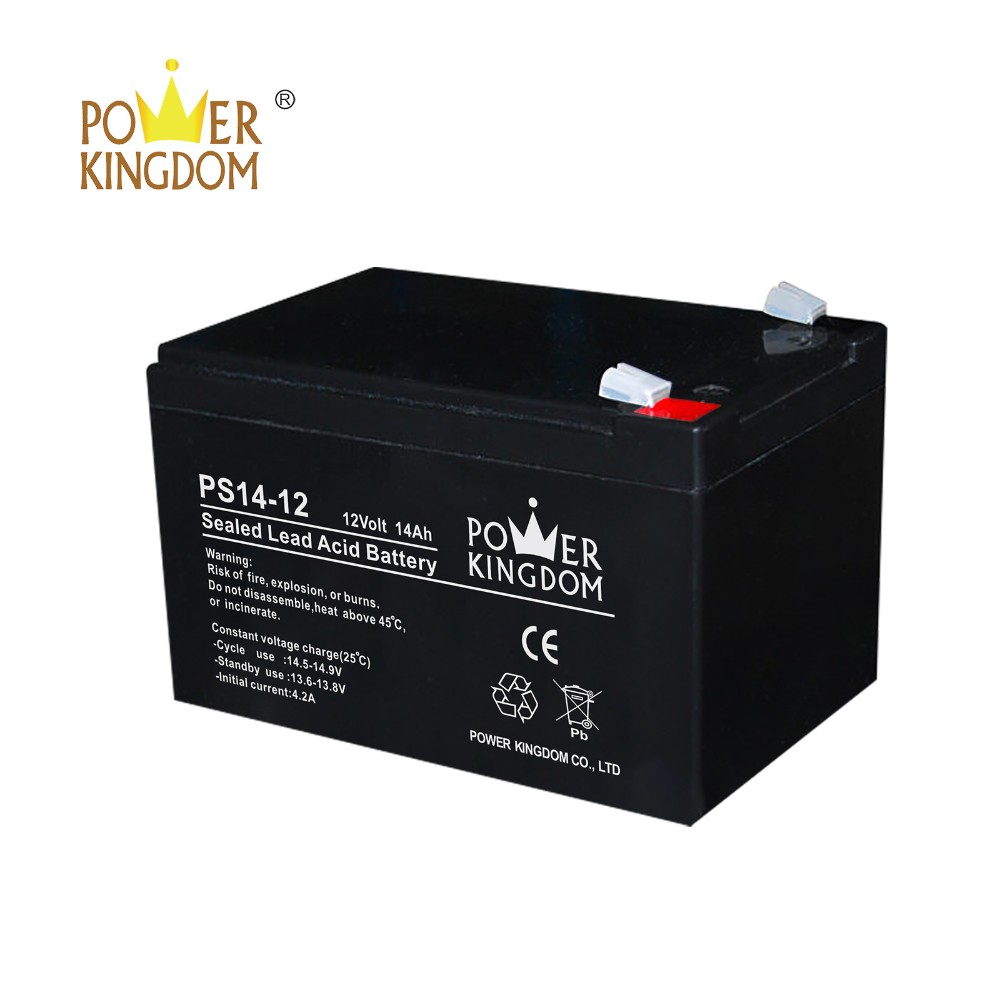rechargeable storage VRLA SLA AGM gel deep cycle battery 12v 14ah for UPS lift and fire alarm system batteries