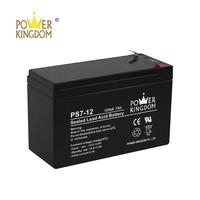 Power Kingdom high quality 12V 7Ah lead acid battery