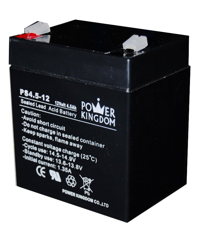 maintenance free sealed lead acid battery 12V 4.5Ah Rechargeable Led Light Battery