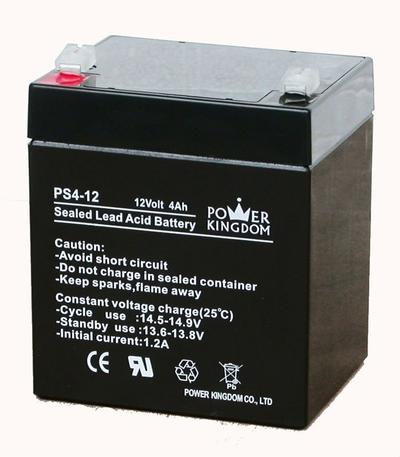 12v 4ah rechargeable VRLA batteriy for CCTV security system lighting and UPS