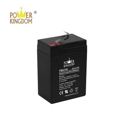 factory direct price 6v 4.5ah lead acid battery for UPS usage