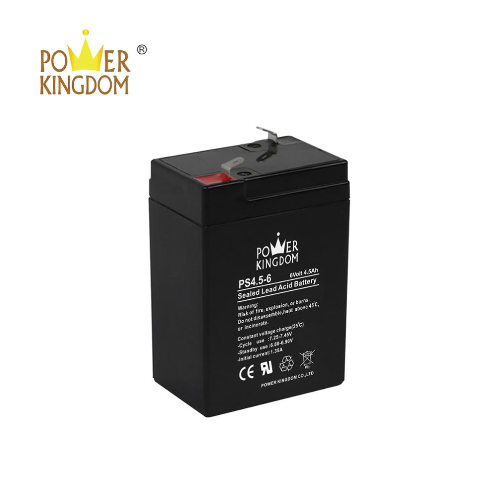 6v4.5ah 20hr rechargeable battery