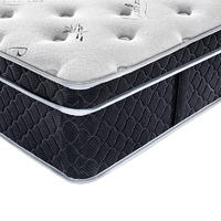 3 Zone Pocket Spring Queen Size Compressed Bamboo Fabric Spring Mattress