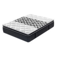 Classic design 37cm height pocket spring mattress queen size mattress