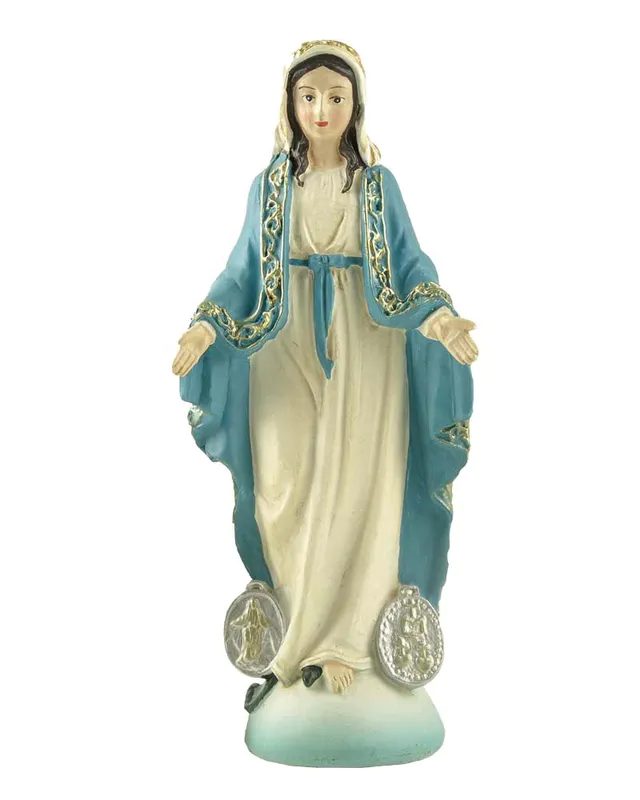 Stock Products Polyresin figurine Our Lady Of Miraculous Medal Our Lady Of Grace