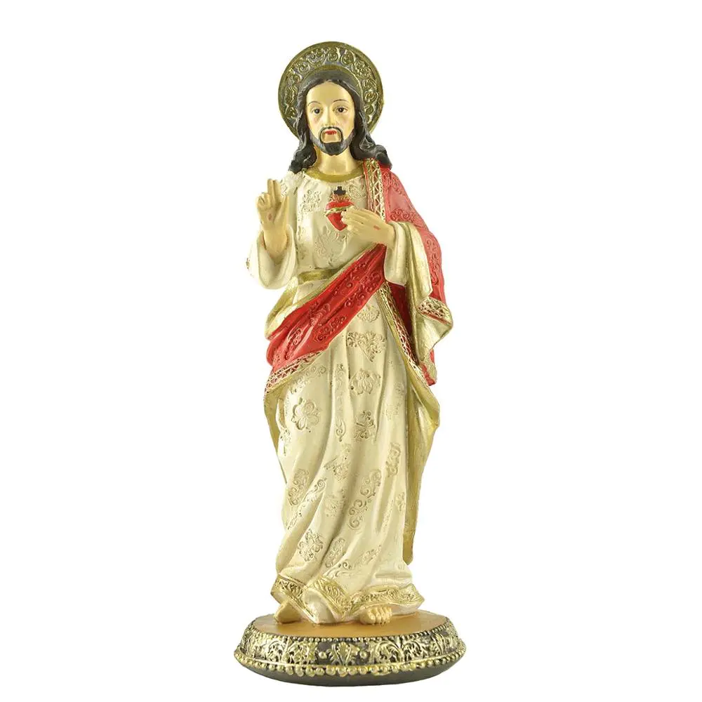 New Arrival Figurines Catholic Religious Items Sacred Heart of Jesus Sculpture