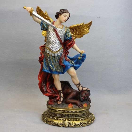 Hot sale traditional decorative resin art religious angel sculpture statue