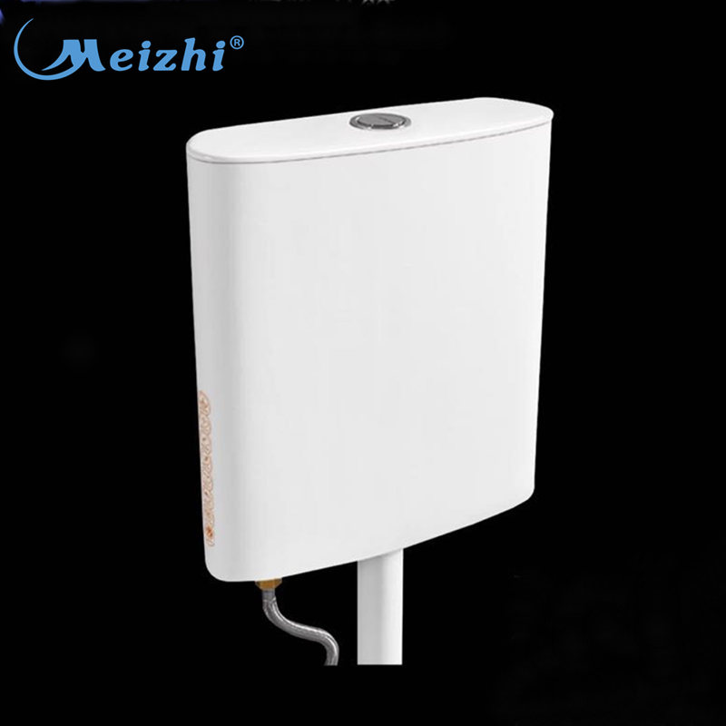 Simple installation side open squatting pan wall hung toilet tank