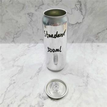 Wholesale food grade empty blank Aluminum Can 500ml Without Print for Craft Beer Brewery
