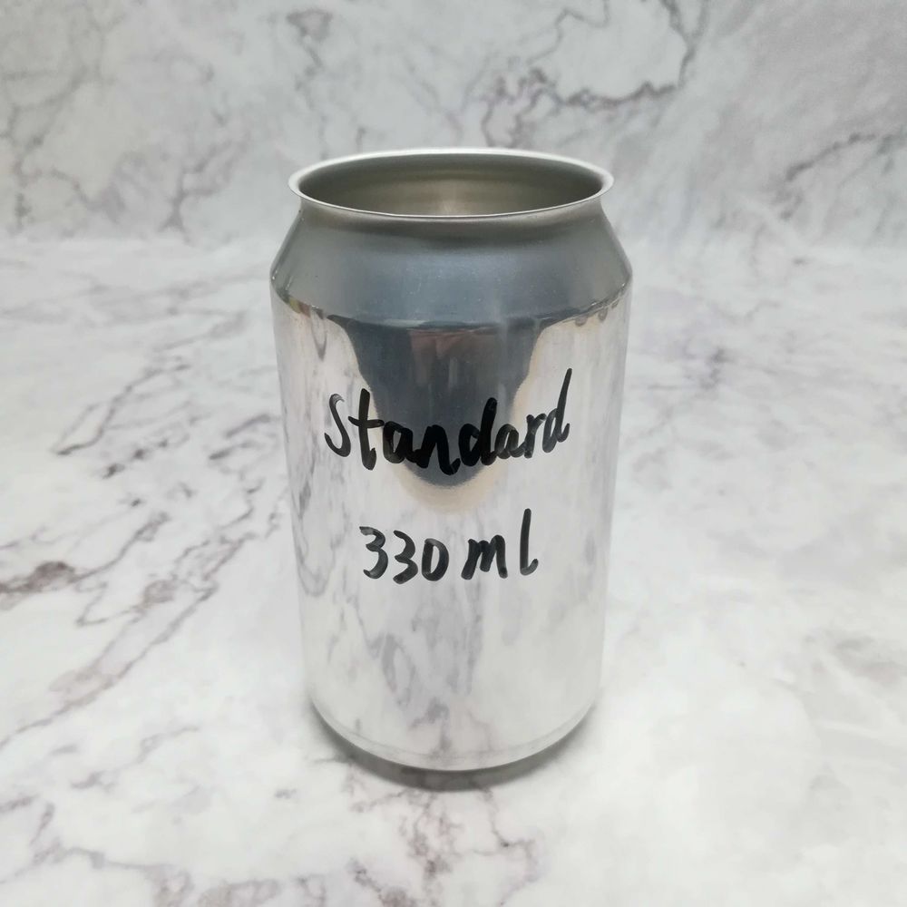 Wholesale food grade empty blank Aluminum Can 330ml Without Print for Craft Beer Brewery