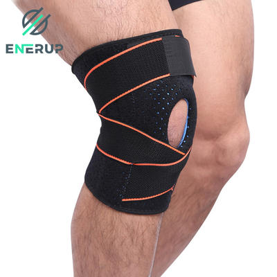 Enerup Professional Protective Gear Silicone Safe Running Walking Power Knee Stabilizer Support Pads Brace