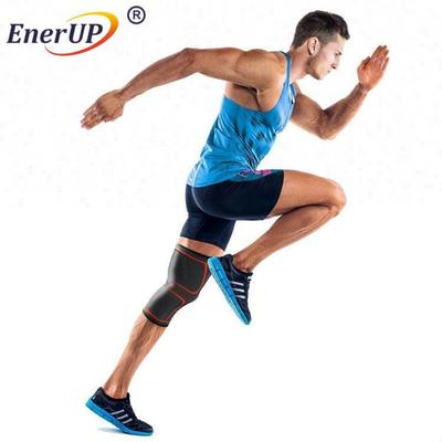 High Quality OEM Sports Weight Lifting 7mm copper compression knee sleeve brace