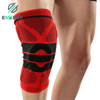Enerup Free Sample Adjustable Hinged Nylon With Silicone Spring Pads Support Sleeve Brace with Side Stabilizers Knee Cap