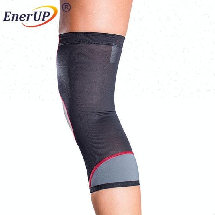copper nylon yarn infused compression knee sleeve