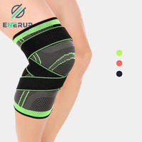 Enerup Strong Thermal Stretchable Stretchable Spring Knee Support Pads Ultra Flex Athletics Compression Sleeve