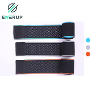 Enerup nylon latex silk lifting cross fit silicone pain relief knee wraps support brace
