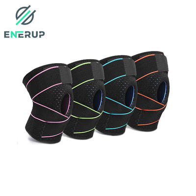 Enerup Professional Sports Running Basketball Fitness Kneecap Protective Gear Protector Protection Knee Pads Joint