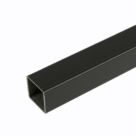 High Quality Black Anodized Aluminum Square Tube