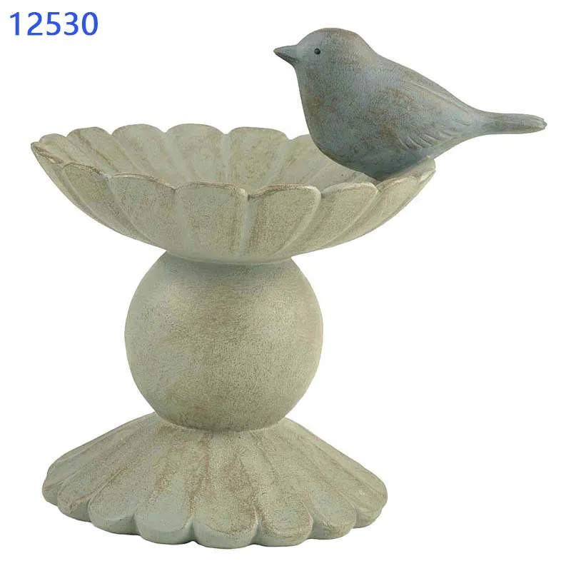 Resin Crafts Home Bird Candle Jar Holder Animal Figurines Decorate Craft Decorative Candle Holder