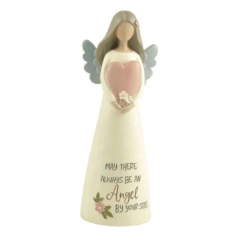 2020 Hot Sale Resin Figurines Angel Statue wwith Heart