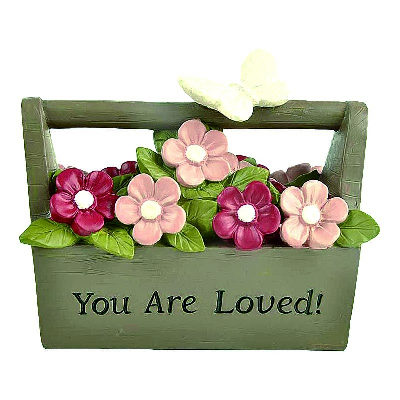 2020 Custom Resin Square Kit Flower Pot Decor - You Are Loved