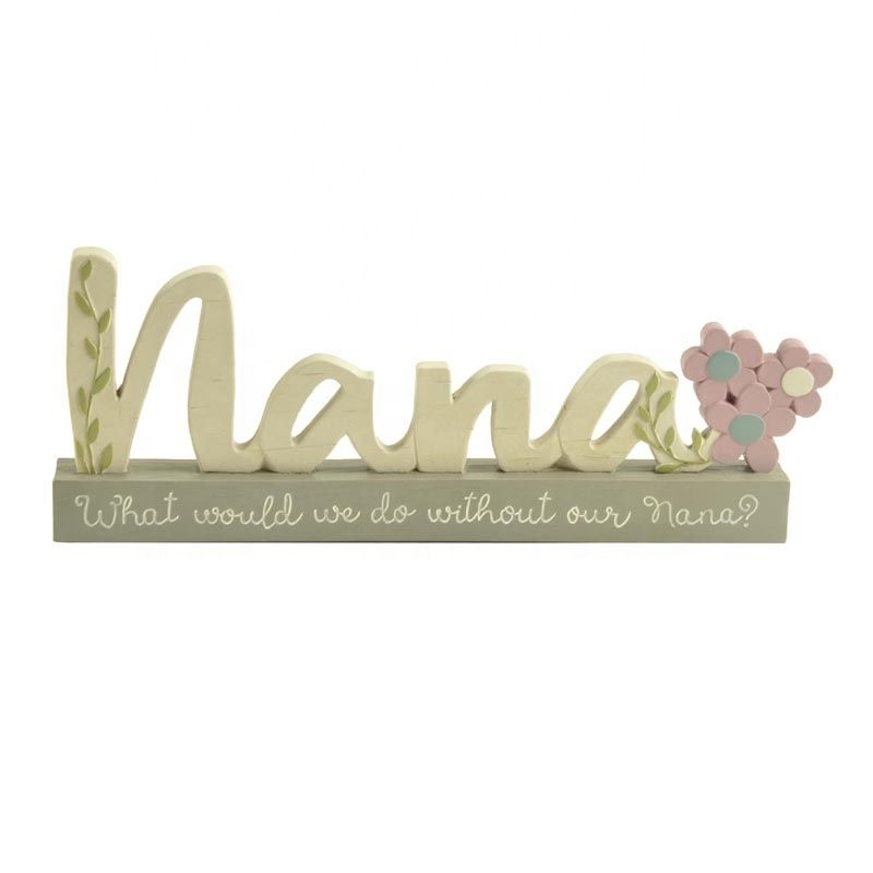 Hot Sales mom plaque on the base polyresin plaque for craft gift and decoration