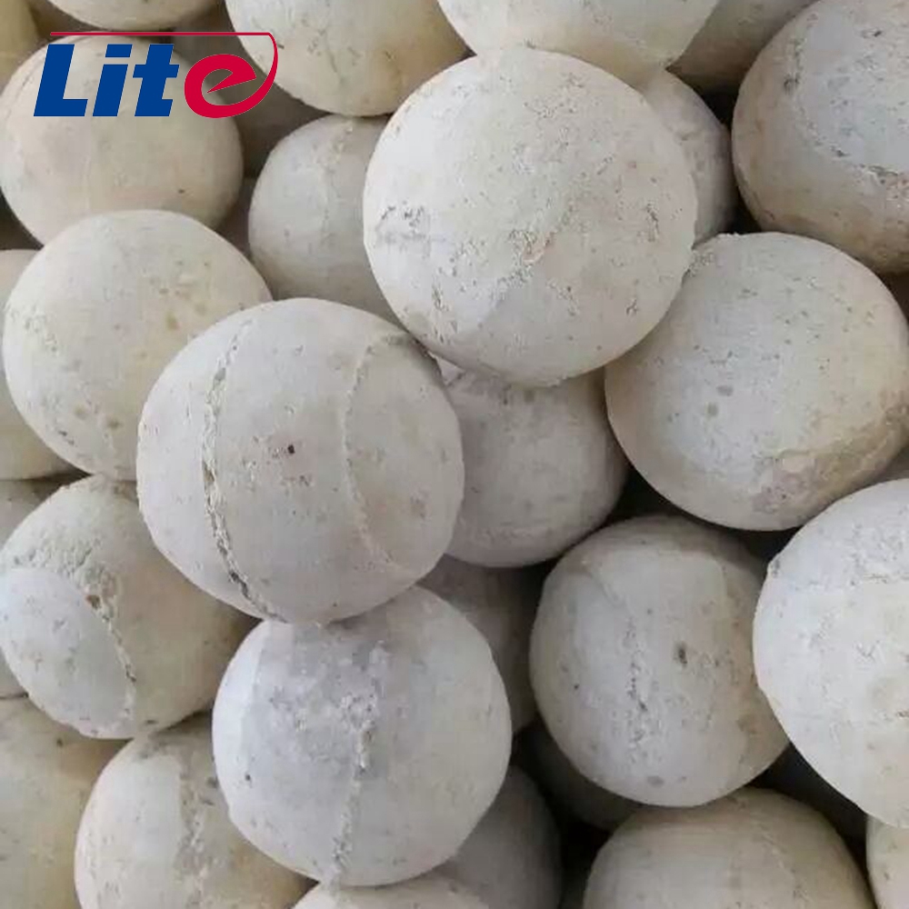 30mm,40mm,50mm,60mm Refractory Alumina Ceramic Balls, clay materials balls, white kaolin clay