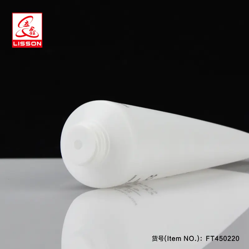 100ml flip top cap soft PE tube high quality product factory price cosmetic packaging cream container