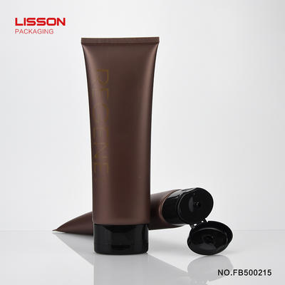 sun protection tubes Wholesale 250ml Custom oval empty cream tube packaging with flip top cap