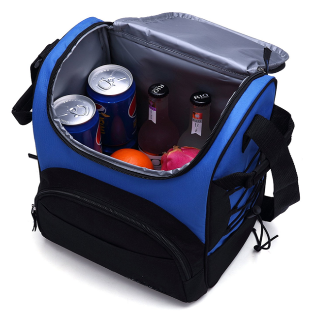 Osgoodway China wholesale Insulated Waterproof Thermal Cooler Lunch Bag with Bottle Holder for lunch travel picnic