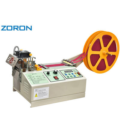 automatic nylon ribbon backpackerbags belt and shoes belt cutting machine