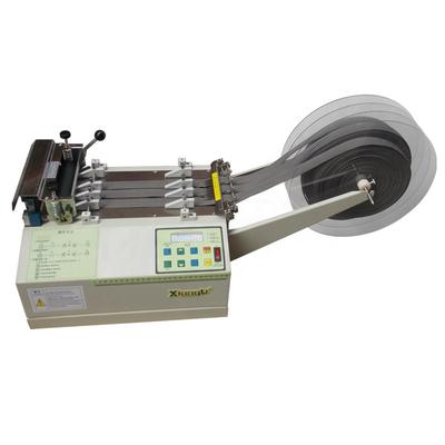 hook and loop straps fabric tape cutting machine