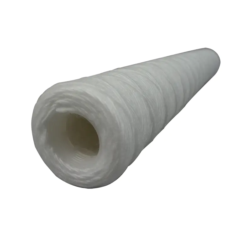 Inner stainless steel core 20 inch sediment filter 5 micron filter cartridge with absorbent cotton string wire wound media