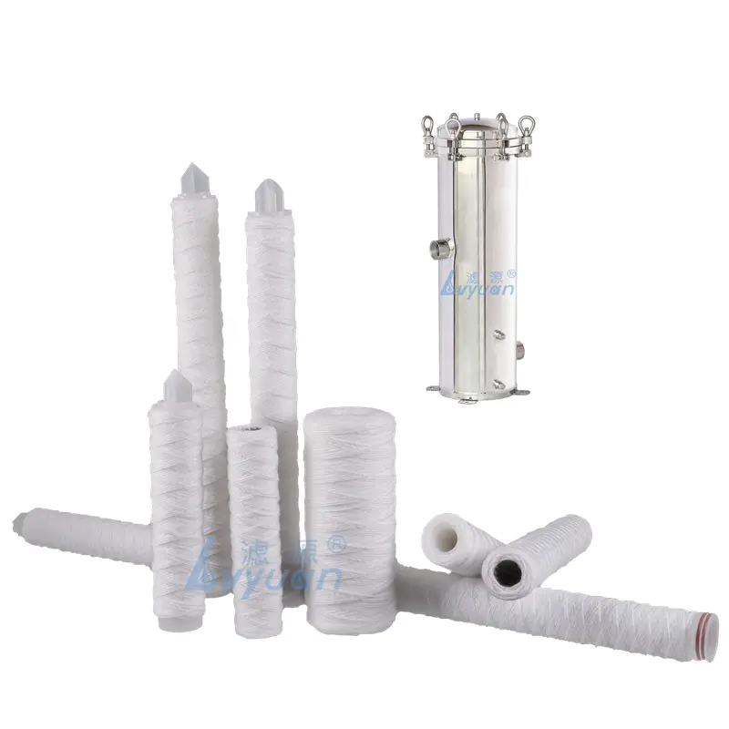 Food Grade 30'' 40''inch Polypropylene yarn for filter cartridge Sediment PP water Filters 1 5 10 micron