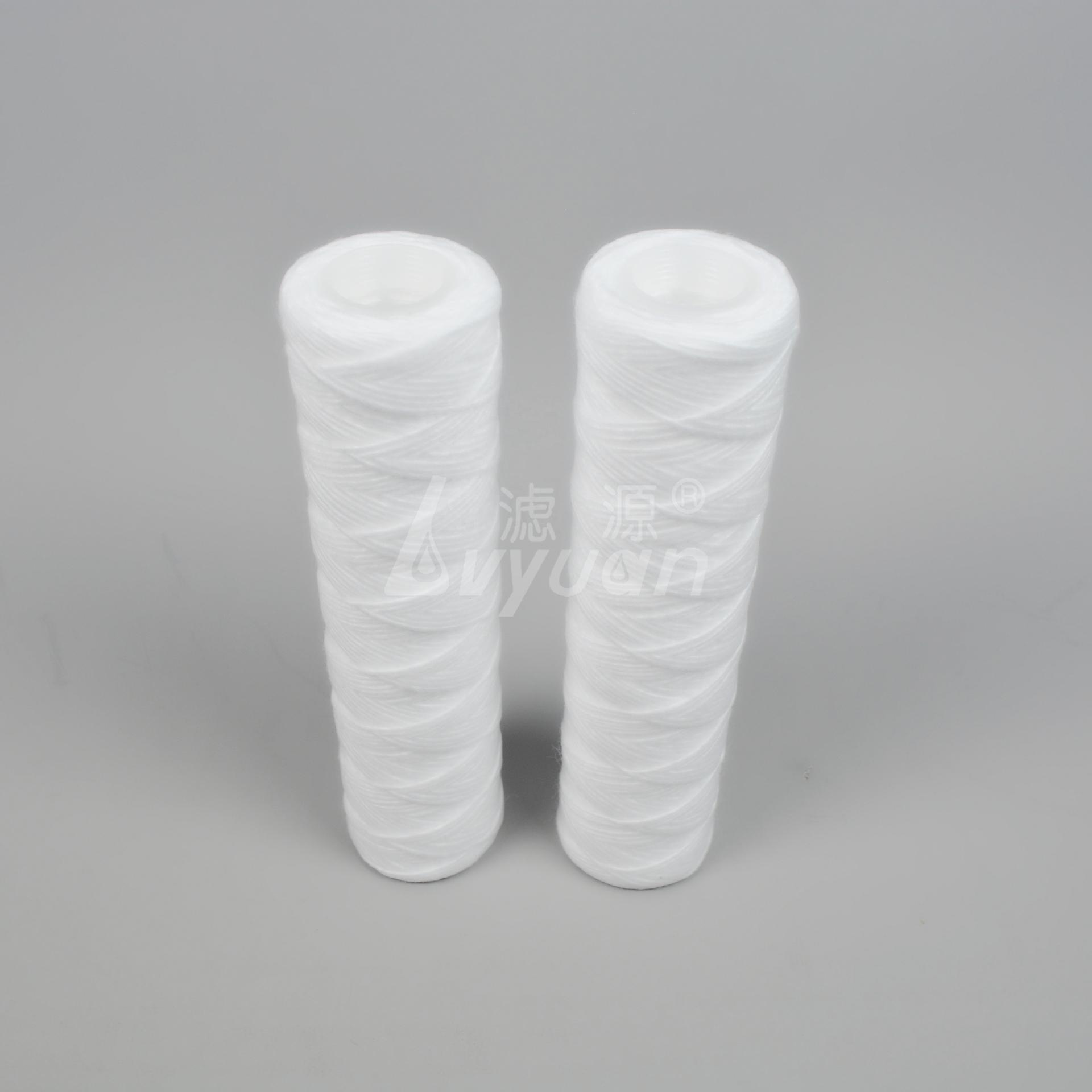 1 5 micron polypropylene filter cartridge/string wound filter cartridge/water cartridges for juice filtration