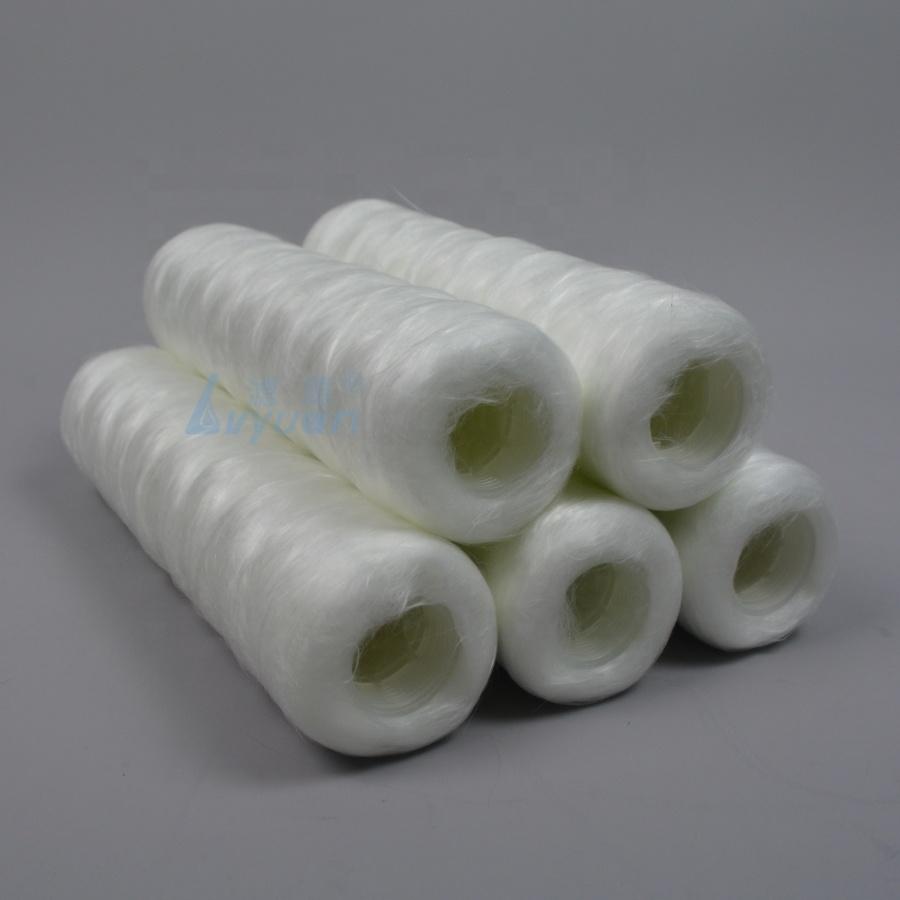 1 3 5 10 micron wire String wound Fiber Glass Wool Filter Cartridge with 10/20/30 inch