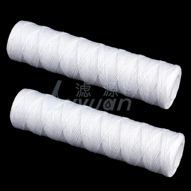 10 20 30 40 inch iron removal string wound filter cartridge/pp yarn filter for water filter