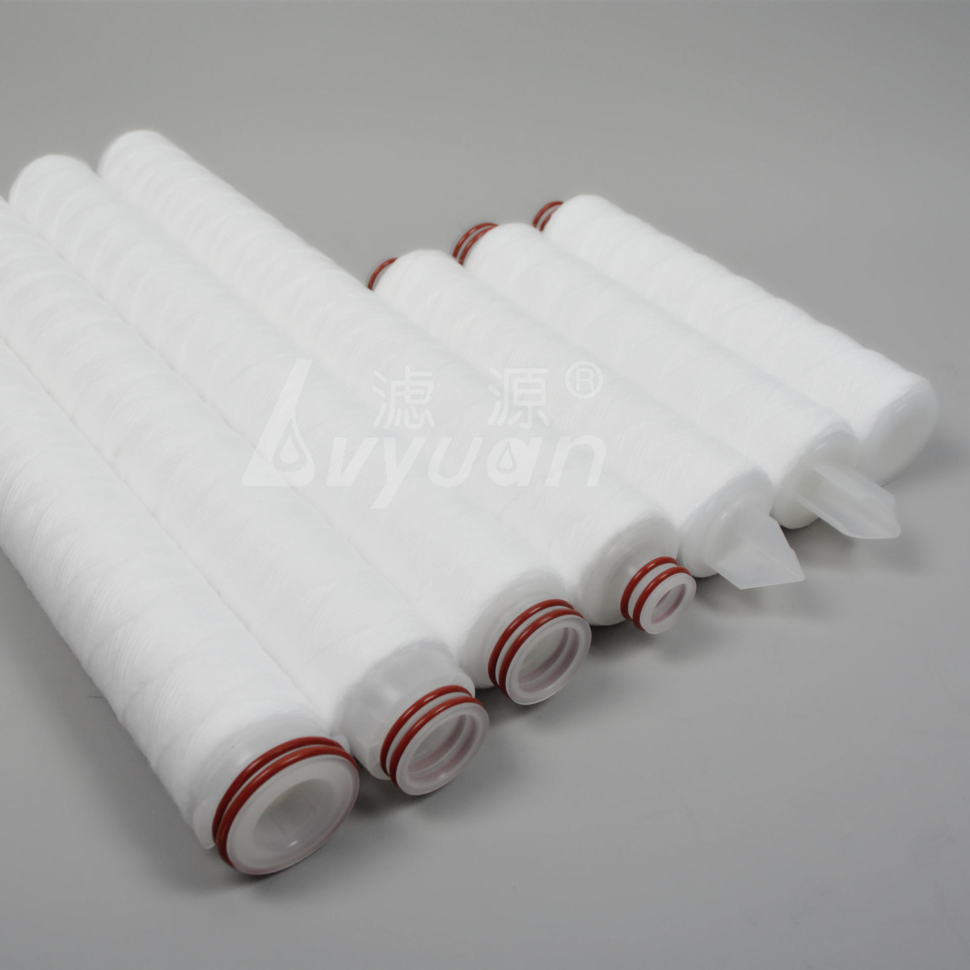 pp string wound filter cartridge/spun polypropylene water cartridge customized length 10 20 30 40 inch for pre filtration
