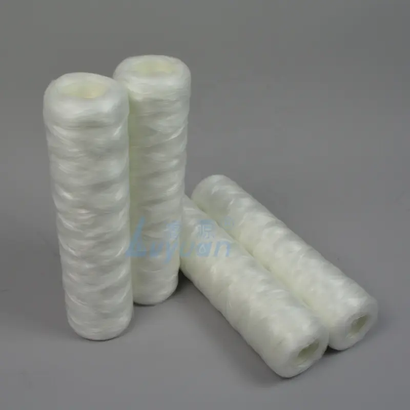 1 3 5 10 micron wire String wound Fiber Glass Wool Filter Cartridge with 10/20/30 inch