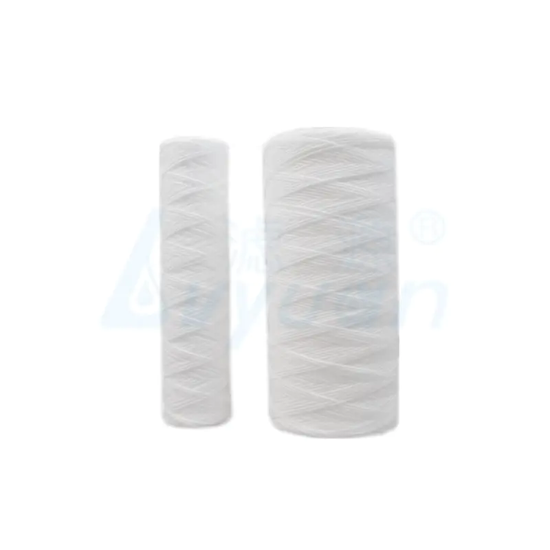 pp string wound filter cartridge/spun polypropylene water cartridge customized length 10 20 30 40 inch for pre filtration