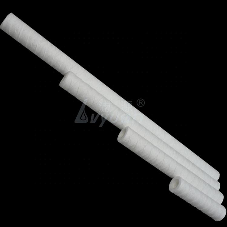 10 inch 20'' string wound filter spun pp filter cartridge for ro water filter